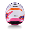 Casque Cross Alpinestars SM3 HEAT Blanc Violet Rose| Casque SM3 HEAT