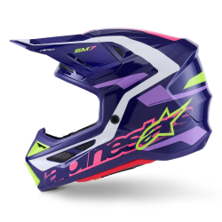 Casque Cross Alpinestars SM-7 DEED ECE06 Violet Rose | SM-7 DEED Violet