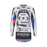 Maillot Cross Fox 180 IMAGE COSMO Blanc Noir 2026