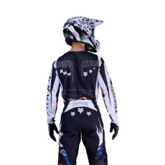 Maillot Cross Fox 180 IMAGE COSMO Blanc Noir 2026 | Maillot FOX IMAGE COSMO