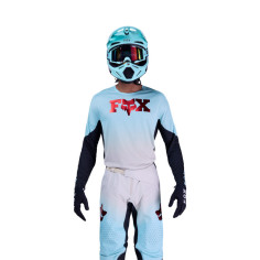 Maillot Cross Fox 360 DRIP Turquoise 2026 | Maillot Fox 360 DRIP Turquoise