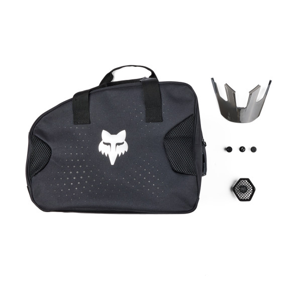 Casque motocross Fox V3 Drip Noir Violet | Casque Fox V3 Drip Violet