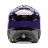 Casque motocross Fox V3 Drip Noir Violet | Casque Fox V3 Drip Violet