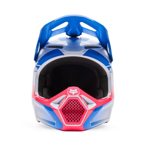 Casque Fox Enfant V1 COLLECT Bleu Rose 2026 | Casque motocross junior