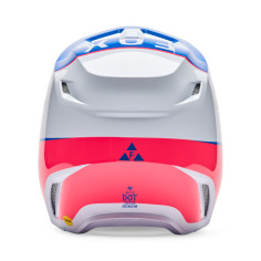 Casque Fox Enfant V1 COLLECT Bleu Rose 2026 | Casque motocross junior