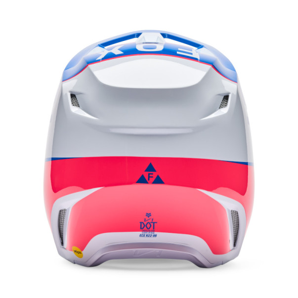Casque Fox Enfant V1 COLLECT Bleu Rose 2026 | Casque motocross junior