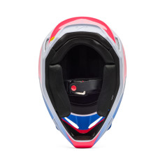 Casque Fox Enfant V1 COLLECT Bleu Rose 2026 | Casque motocross junior