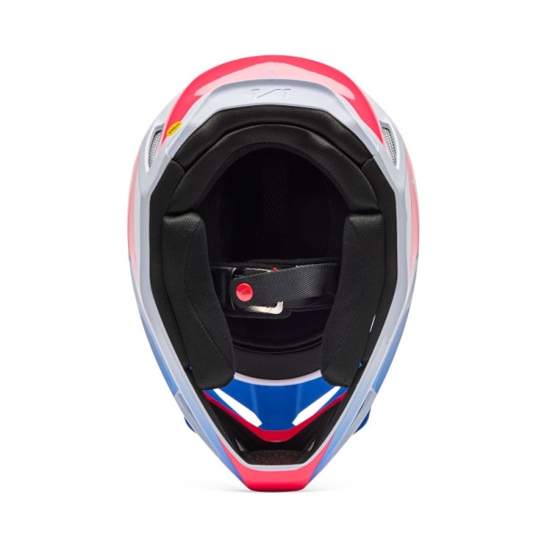 Casque Fox Enfant V1 COLLECT Bleu Rose 2026 | Casque motocross junior