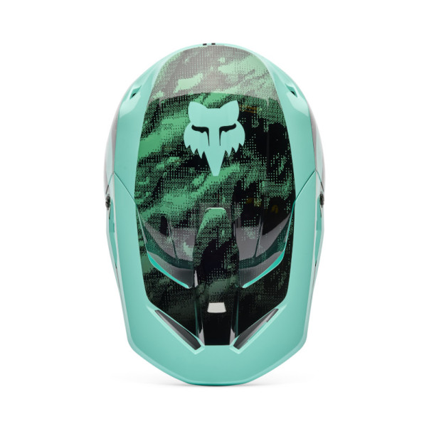 Casque Moto cross Fox V1 KAIROS Turquoise 2026 | Casque FOX V1 KAIROS