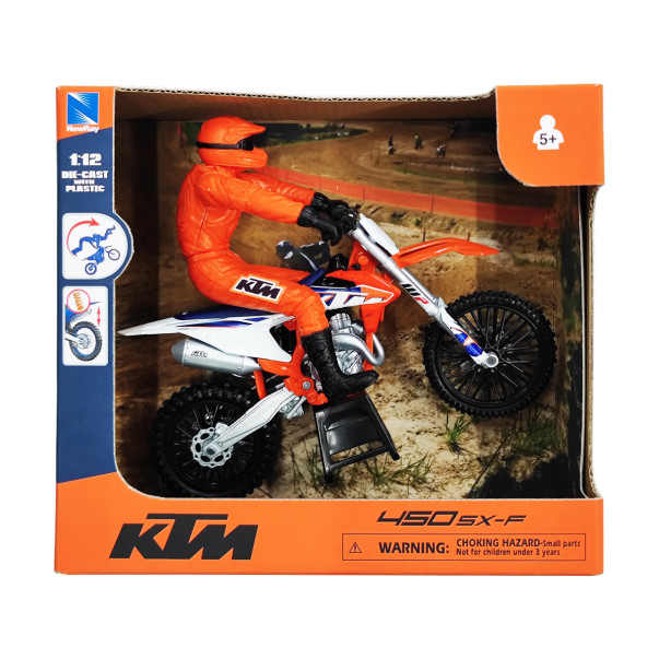Moto miniature KTM 450 SX-F CASCADEUR 1/12° | KTM 450 SX-F miniature