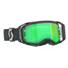 Masque Cross Scott Prospect 2.0 Noir Blanc écran Vert Chrome