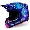 Casque Cross Alpinestars SM-7 CAST Bleu Rose Jaune Fluo Brillant 2026