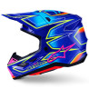 Casque motocross Alpinestars SM-7 CAST Bleu Rose Jaune Fluo | SM-7 CAST