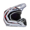 Casque cross Fox V1 KAIROS Blanc Rouge Fluo 2026