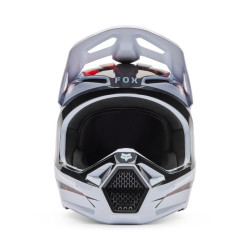 Casque cross Fox V1 KAIROS Blanc Rouge Fluo 2026 | Casque Fox V1 KAIROS