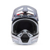 Casque cross Fox V1 KAIROS Blanc Rouge Fluo 2026 | Casque Fox V1 KAIROS