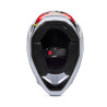 Casque cross Fox V1 KAIROS Blanc Rouge Fluo 2026 | Casque Fox V1 KAIROS