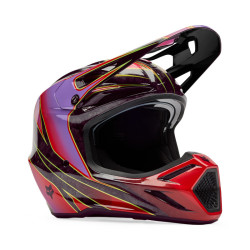 Casque Cross Fox V3 RS CANVAS Rouge 2027