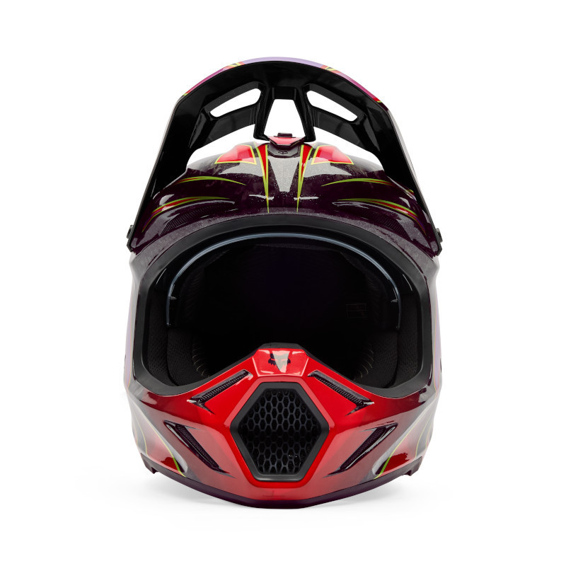 Casque motocross Fox V3 RS CANVAS Rouge | Fox V3 RS Carbon