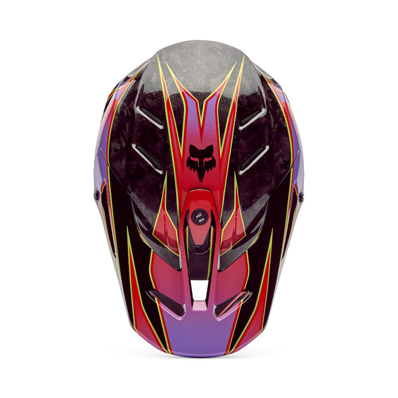 Casque motocross Fox V3 RS CANVAS Rouge | Fox V3 RS Carbon