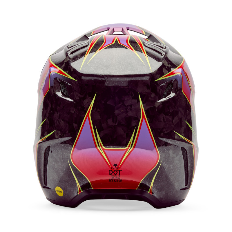 Casque motocross Fox V3 RS CANVAS Rouge | Fox V3 RS Carbon