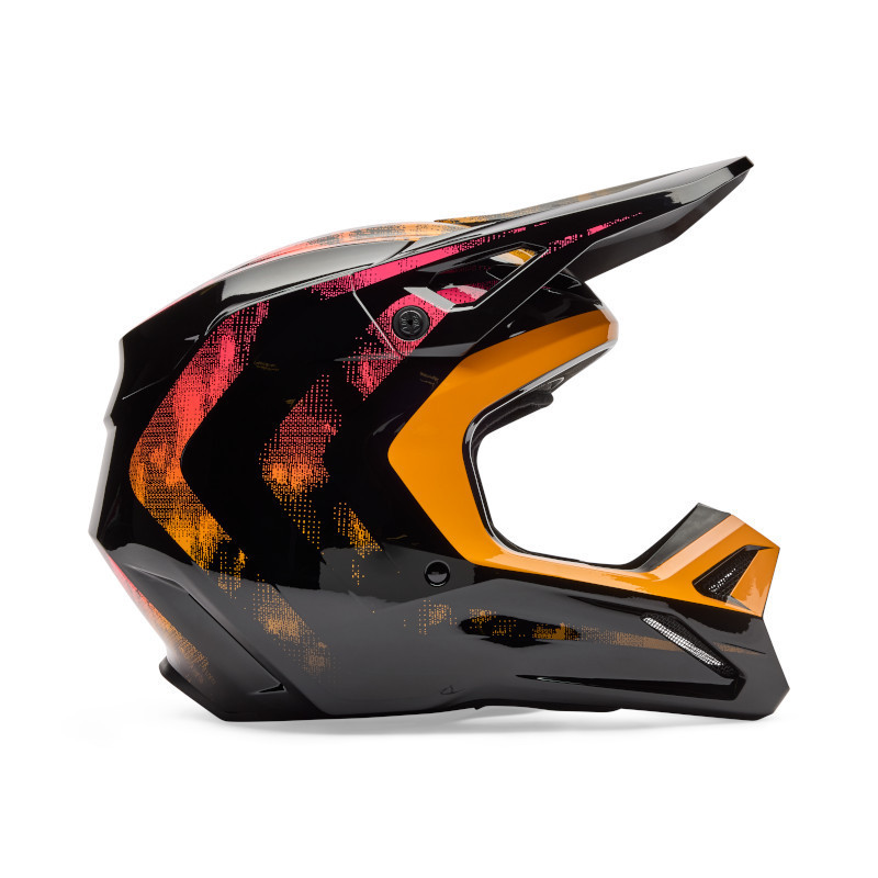 Casque Cross Enfant Fox V1 KAIROS Mandarine 2026 | Casque Fox v1 enfant