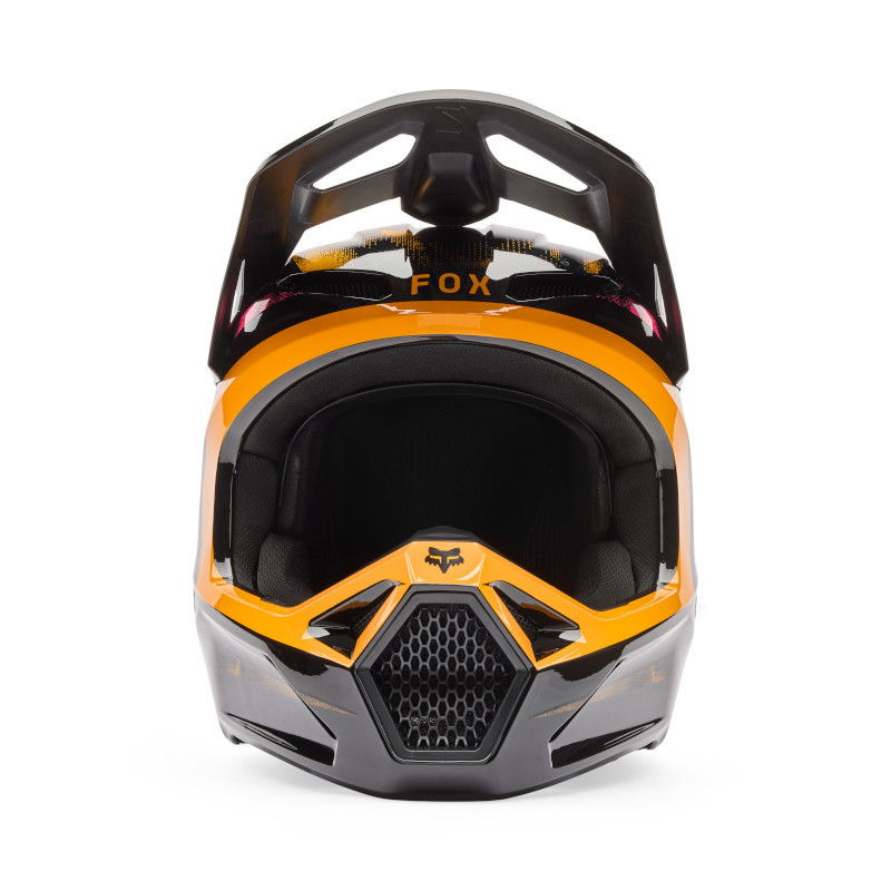 Casque Cross Enfant Fox V1 KAIROS Mandarine 2026 | Casque Fox v1 enfant