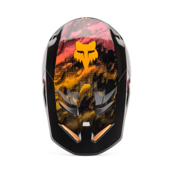 Casque Cross Enfant Fox V1 KAIROS Mandarine 2026 | Casque Fox v1 enfant