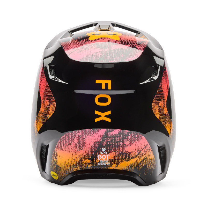 Casque Cross Enfant Fox V1 KAIROS Mandarine 2026 | Casque Fox v1 enfant