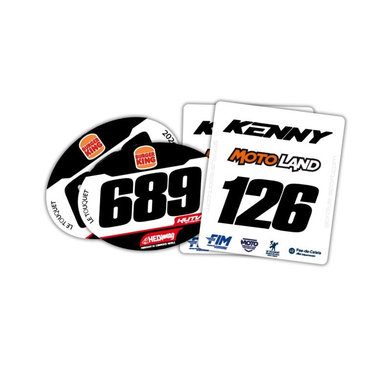 Pack dossards et plaques personnalisés CFS