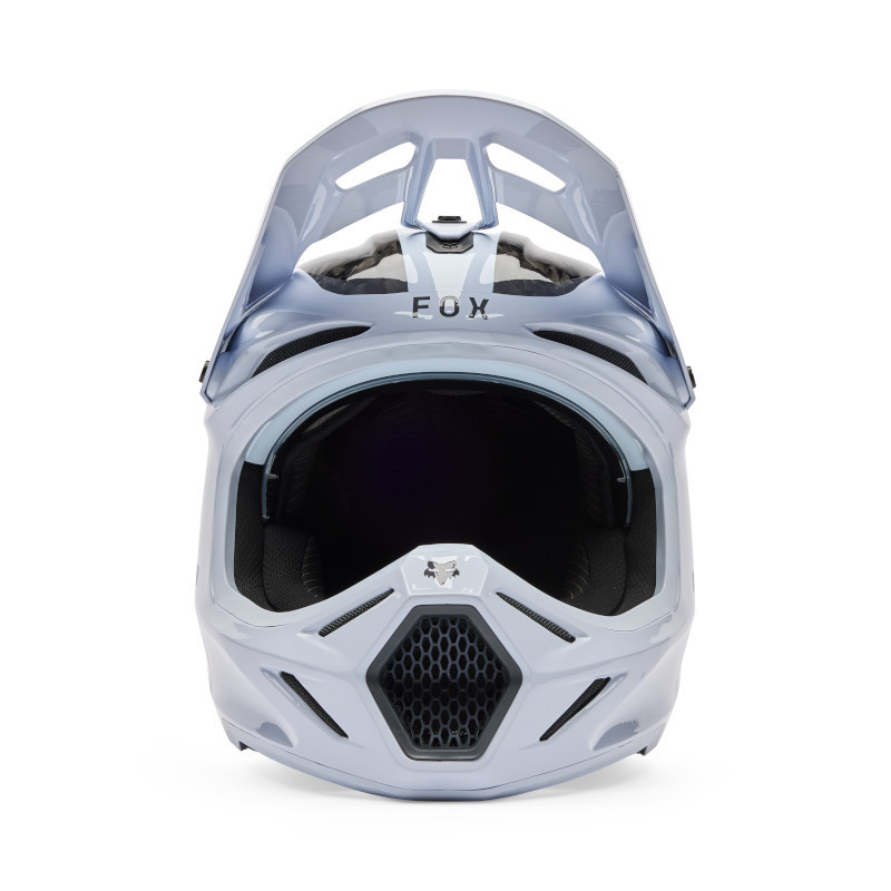 Casque motocross Fox V3 RS FRACTURE Blanc | Fox V3 RS FRACTURE Blanc