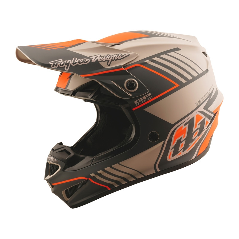 Casque cross Troy Lee Designs GP Pro Segment Taupe