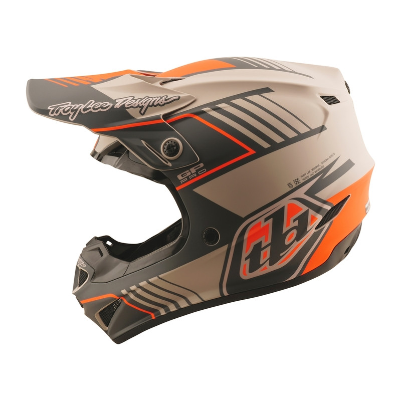 Casque Cross Troy Lee Designs GP Pro Segment Taupe | Casque TLD GP Pro