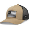 Casquette Alpinestars FLAG Snapback Beige Noir