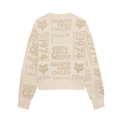 Pull Fox Femme CIRCA 74 Oversize Blanc cassé | Sweat Fox Femme CIRCA 74
