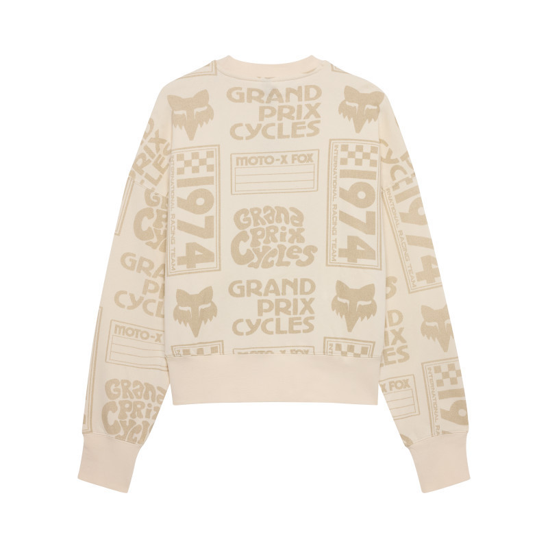 Pull Fox Femme CIRCA 74 Oversize Blanc cassé | Sweat Fox Femme CIRCA 74