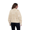 Pull Fox Femme CIRCA 74 Oversize Blanc cassé | Sweat Fox Femme CIRCA 74