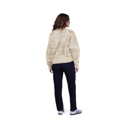 Pull Fox Femme CIRCA 74 Oversize Blanc cassé | Sweat Fox Femme CIRCA 74