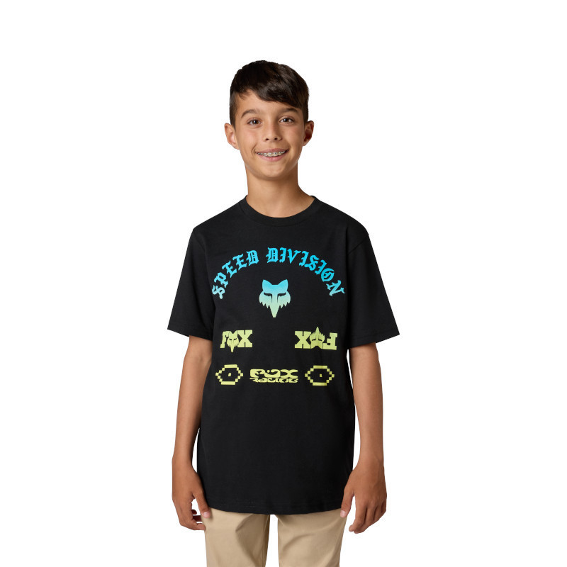 T-Shirt Fox enfant ICON Noir | T-Shirt Fox enfant Motocross | Fox junior