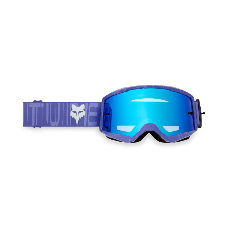 Masque Cross Fox Main DIFFUSE Violet écran bleu miroir 2026
