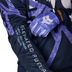 Maillot Motocross Fox Enfant 180 DIFFUSE Violet | Maillot Cross Enfant
